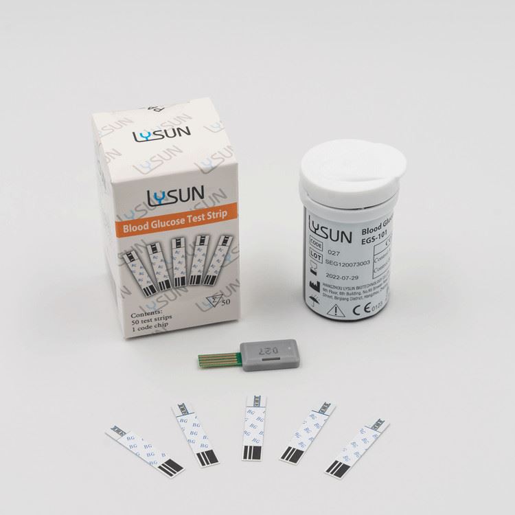 blood sugar monitor test strips