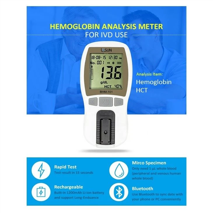 Self-testing Economic Hemoglobin Analysize Meter