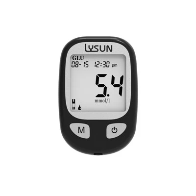 Das Lysun Blutzucker-, Harnsäure-, Blutketon- und Gesamtcholesterinmessgerät 4 in 1 GUKC-102